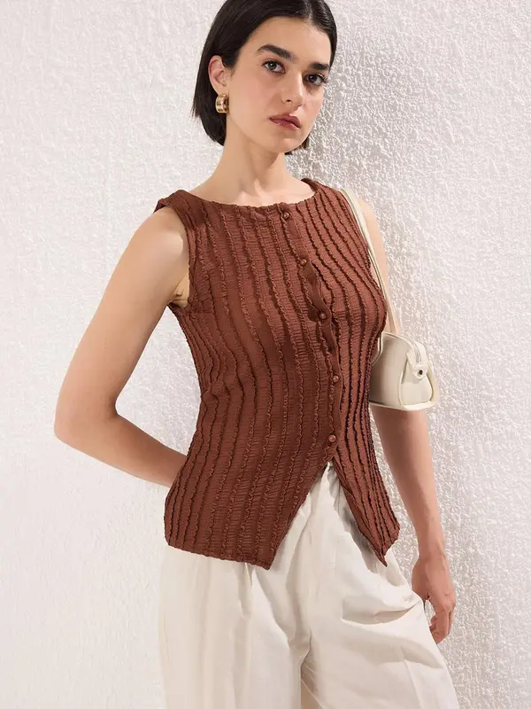 Trendyol Trendyol Top  rjava