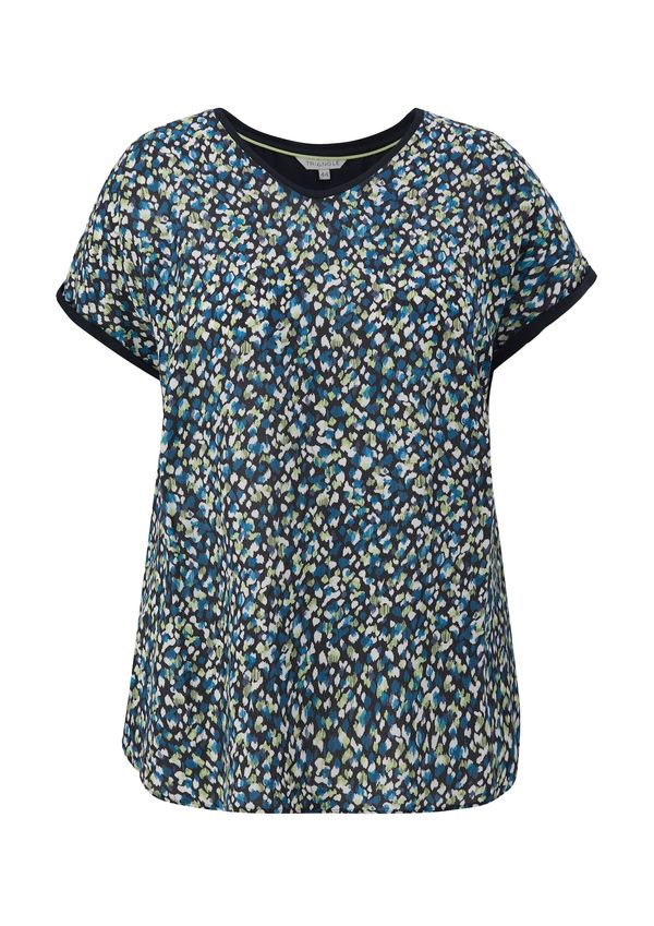 TRIANGLE TRIANGLE Majica  modra / mornarska / zelena / bela