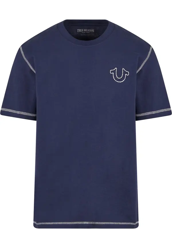 True Religion True Religion Majica  marine / bela