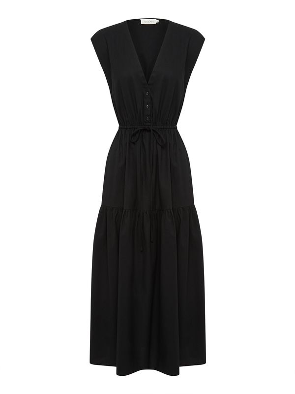 Tussah Tussah Obleka 'CAMILE'  črna