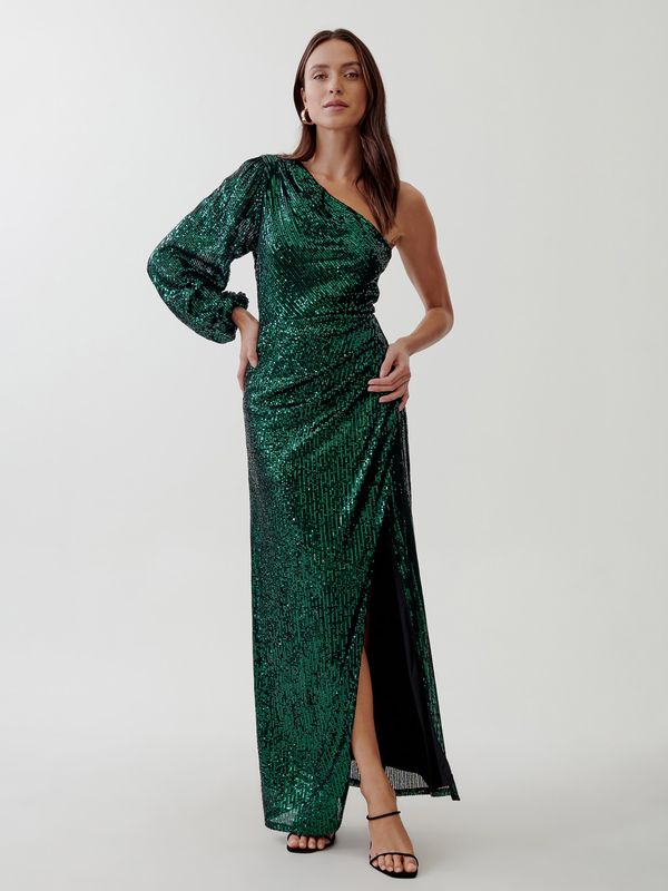 Tussah Tussah Večerna obleka 'SEANNA'  zelena