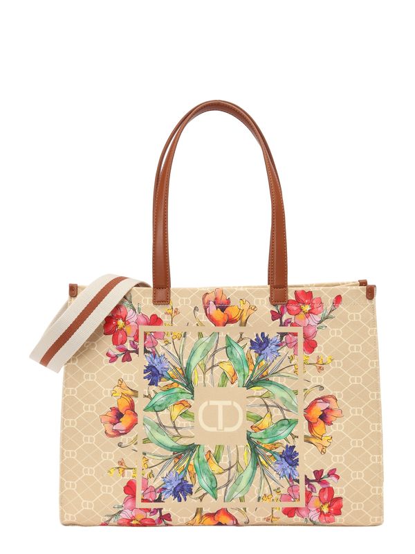 Twinset Twinset Nakupovalna torba  bež / modra / roza / rdeča