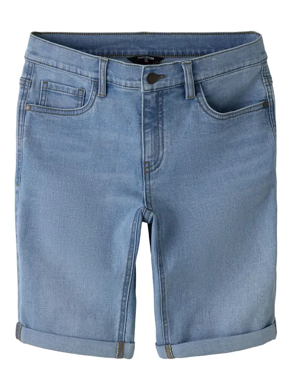 TWO SOON TWO SOON Kavbojke  moder denim