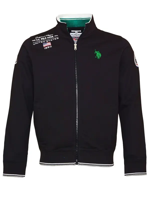 U.S. POLO ASSN. U.S. POLO ASSN. Jopa na zadrgo  svetlo zelena / črna / bela