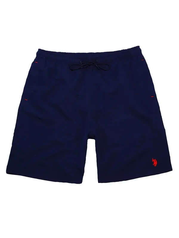 U.S. POLO ASSN. U.S. POLO ASSN. Kratke kopalne hlače  mornarska / rdeča