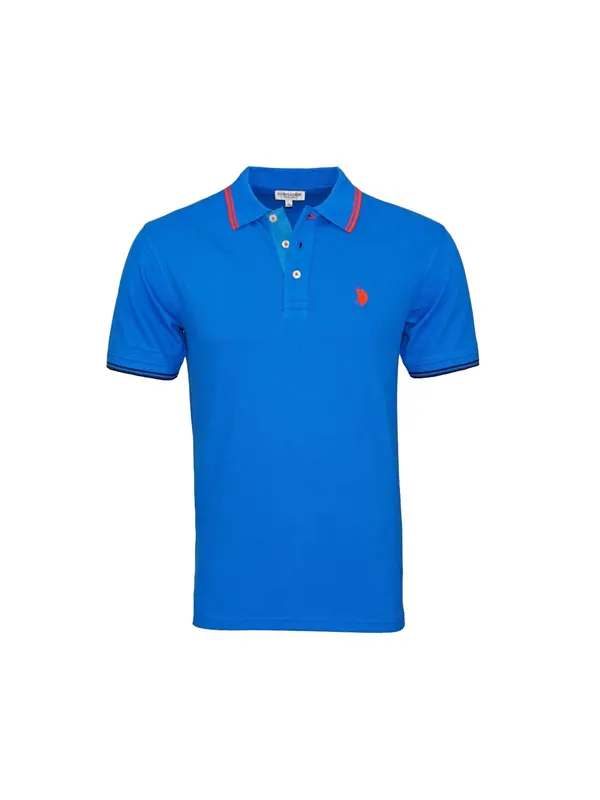 U.S. POLO ASSN. U.S. POLO ASSN. Majica 'Barney'  modra / rdeča
