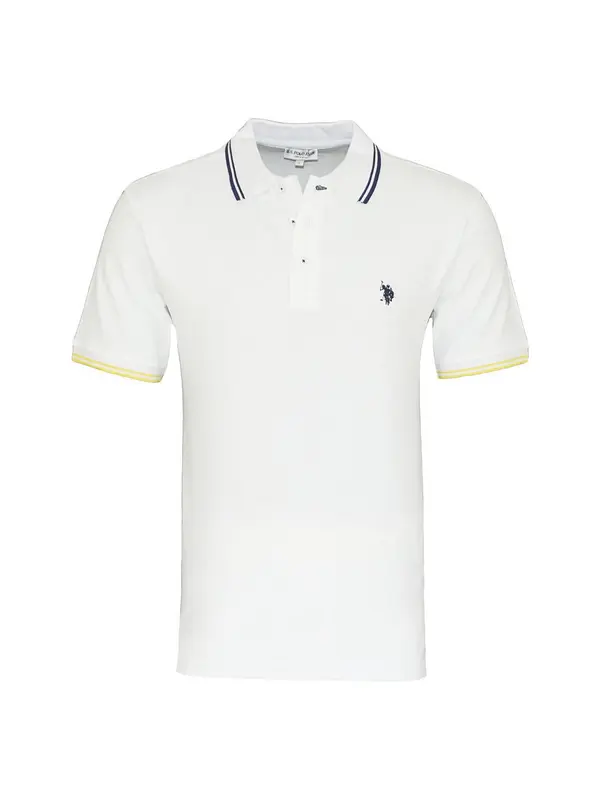 U.S. POLO ASSN. U.S. POLO ASSN. Majica 'Barney'  rumena / črna / bela