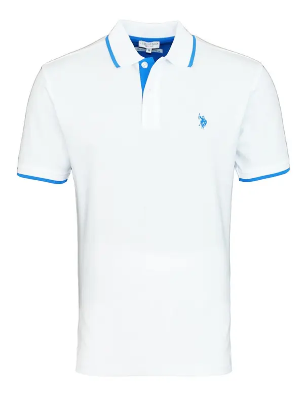 U.S. POLO ASSN. U.S. POLO ASSN. Majica 'Fashion'  modra / rdeča / bela