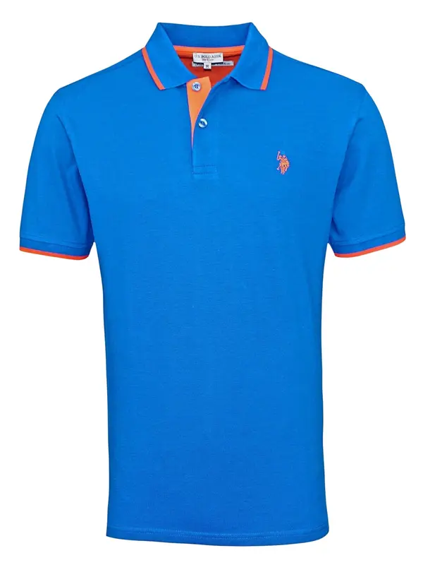 U.S. POLO ASSN. U.S. POLO ASSN. Majica  modra / oranžna
