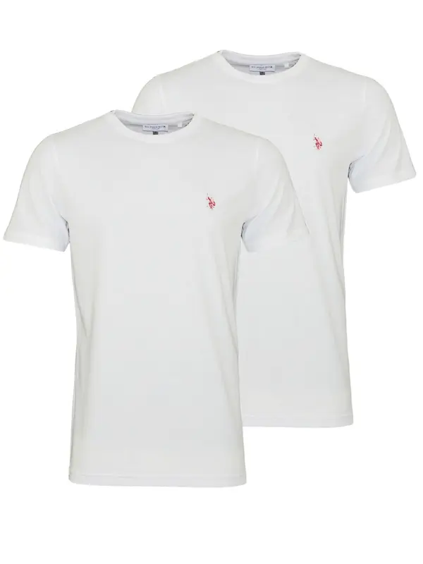U.S. POLO ASSN. U.S. POLO ASSN. Majica  rdeča / bela