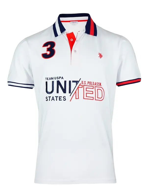 U.S. POLO ASSN. U.S. POLO ASSN. Majica  rdeča / črna / bela