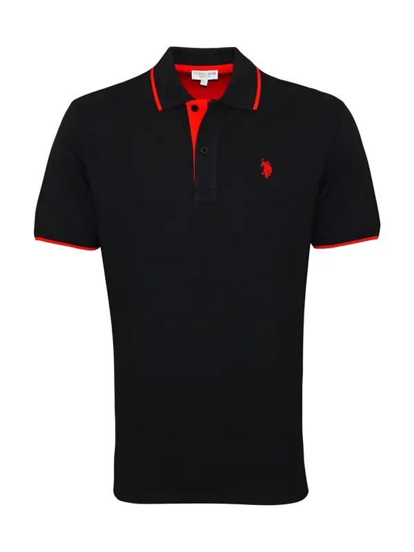 U.S. POLO ASSN. U.S. POLO ASSN. Majica  živo rdeča / črna