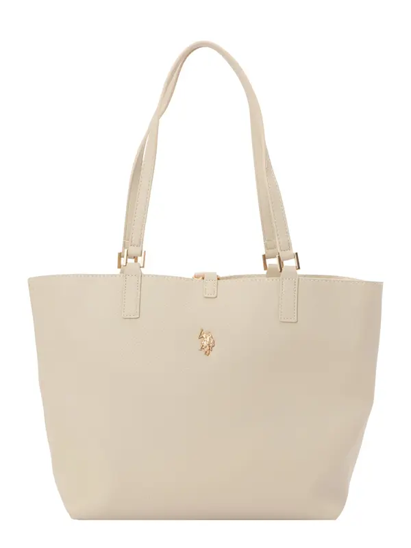 U.S. POLO ASSN. U.S. POLO ASSN. Nakupovalna torba 'Malibu'  ecru