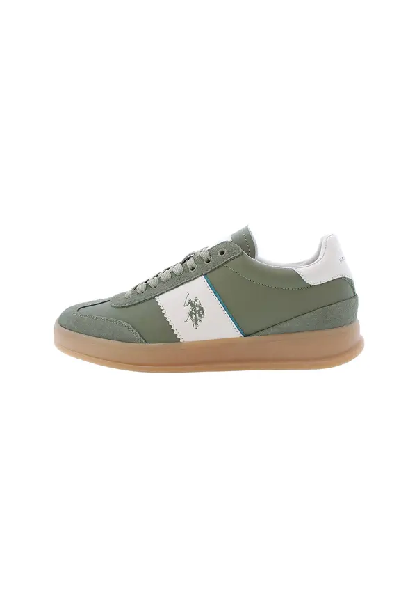 U.S. POLO ASSN. U.S. POLO ASSN. Nizke superge 'Campy'  oliva / bela