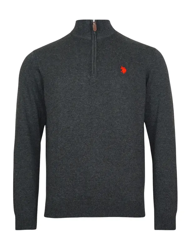 U.S. POLO ASSN. U.S. POLO ASSN. Pulover  antracit / rdeča