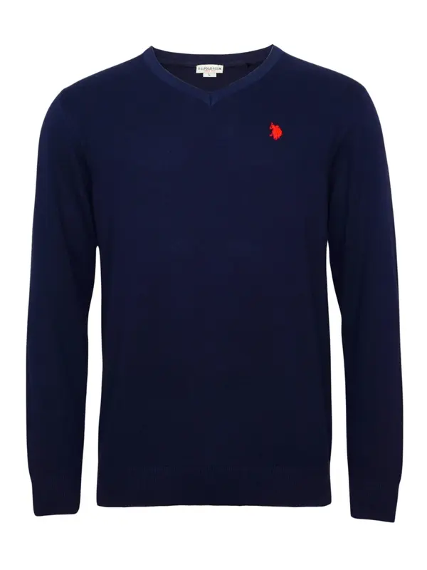 U.S. POLO ASSN. U.S. POLO ASSN. Pulover  temno modra / krvavo rdeča