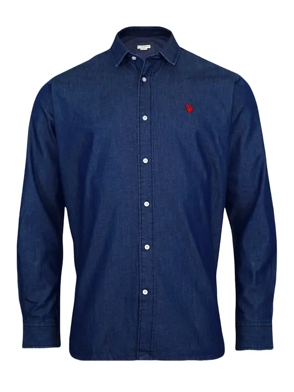 U.S. POLO ASSN. U.S. POLO ASSN. Srajca  moder denim / rdeča