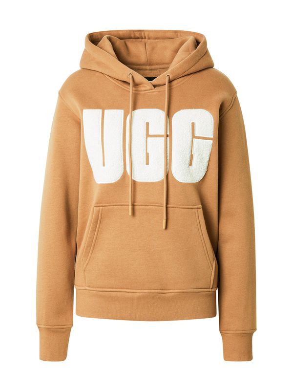 UGG UGG Majica  karamel / volneno bela