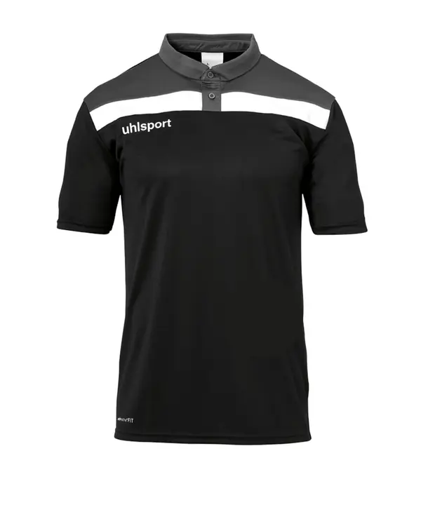 UHLSPORT UHLSPORT Funkcionalna majica  bazaltno siva / črna / bela