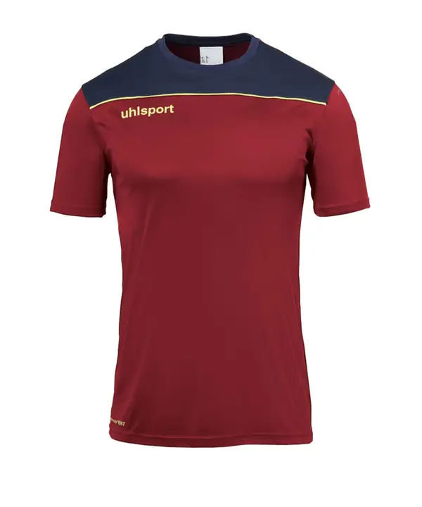 UHLSPORT UHLSPORT Funkcionalna majica  marine / zlato-rumena / rubin rdeča