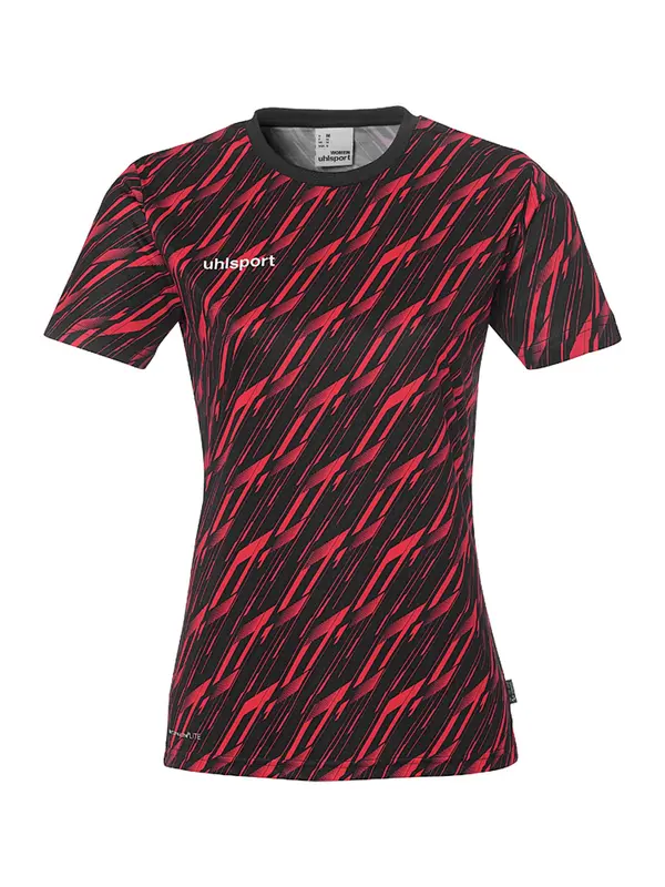 UHLSPORT UHLSPORT Funkcionalna majica 'Progressive 28'  rdeča / črna / bela
