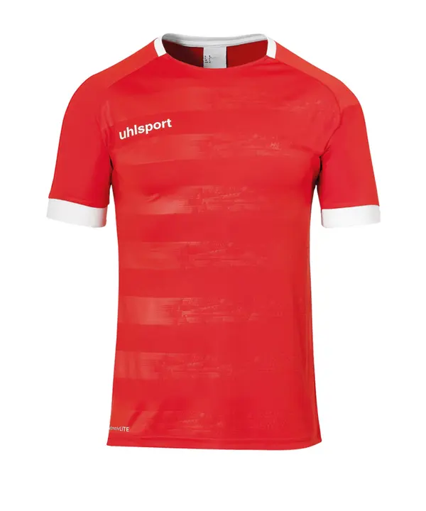 UHLSPORT UHLSPORT Funkcionalna majica  rdeča / bela