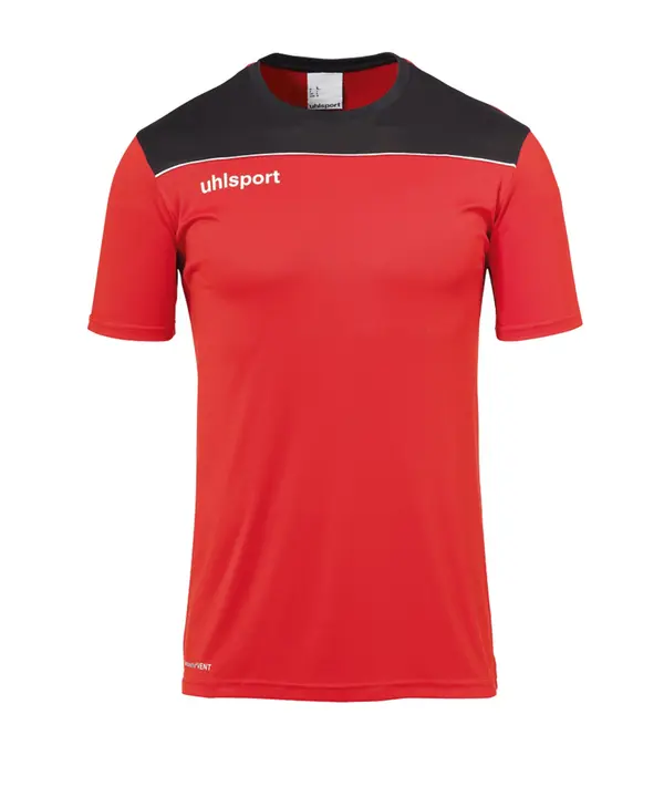 UHLSPORT UHLSPORT Funkcionalna majica  rdeča / črna / bela