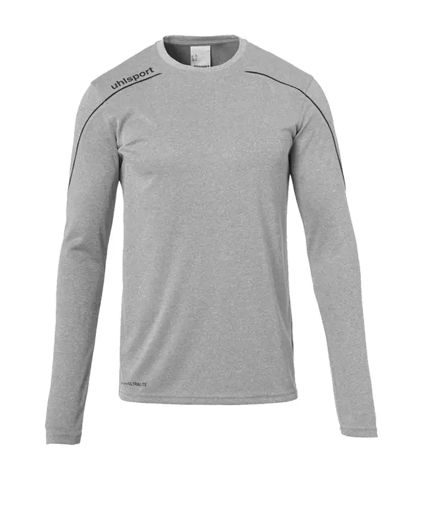 UHLSPORT UHLSPORT Funkcionalna majica 'Stream 22'  pegasto siva / črna