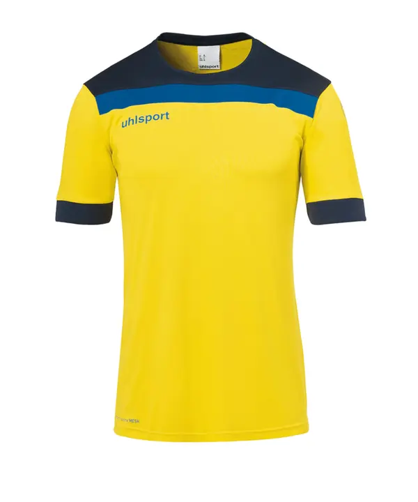 UHLSPORT UHLSPORT Funkcionalna majica  temno modra / temno rumena / črna