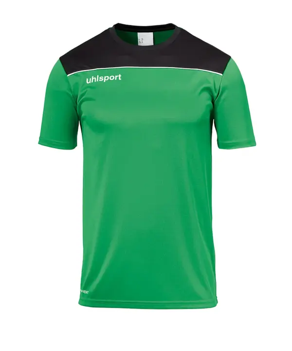 UHLSPORT UHLSPORT Funkcionalna majica  zelena / črna / bela
