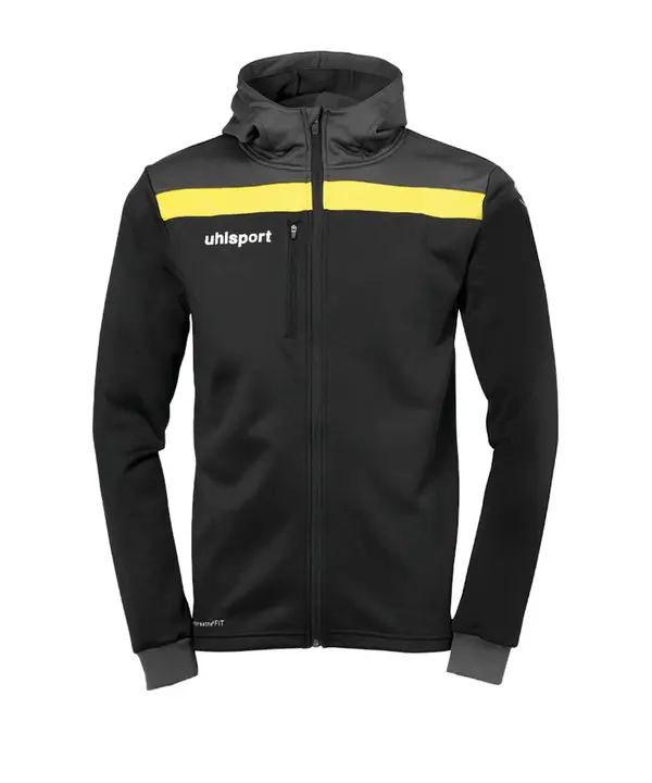 UHLSPORT UHLSPORT Športna jakna  limona / temno siva / črna / bela