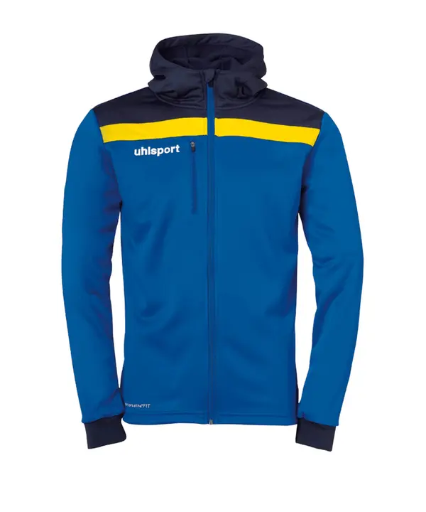 UHLSPORT UHLSPORT Športna jakna 'Offense 23'  modra / temno modra / rumena / bela