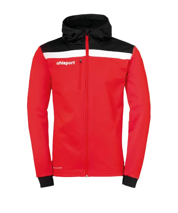 UHLSPORT UHLSPORT Športna jakna 'Offense 23'  rdeča / črna / bela