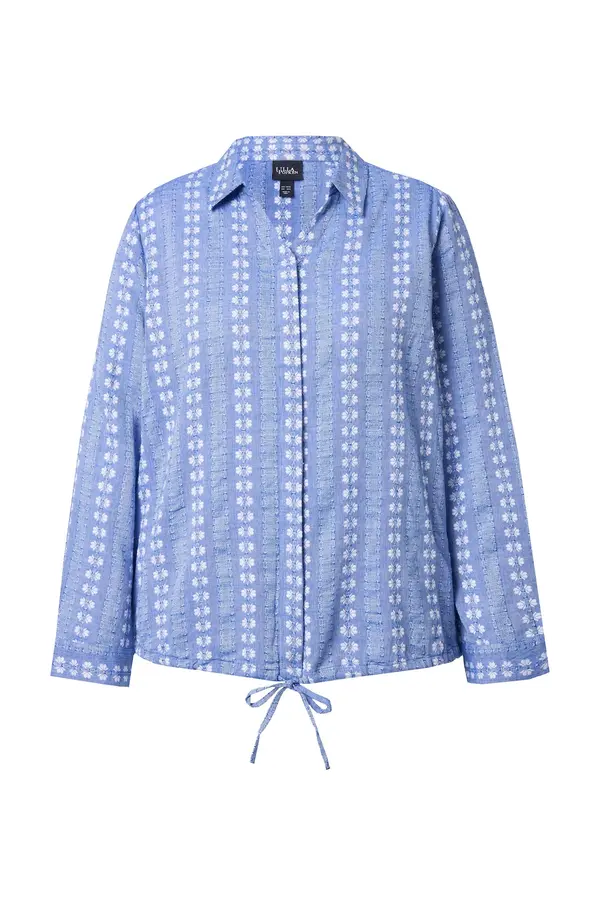 Ulla Popken Ulla Popken Bluza  azur / siva / bela