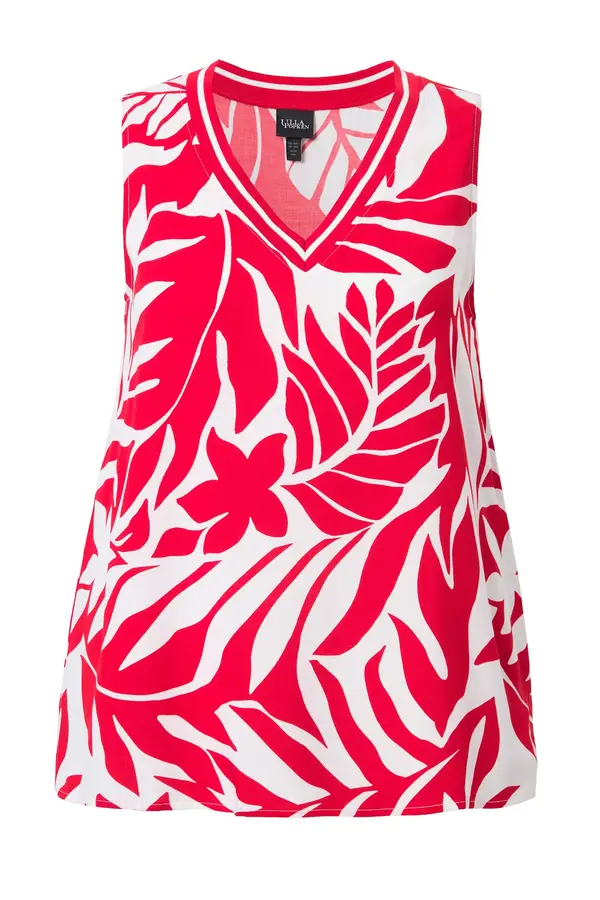 Ulla Popken Ulla Popken Bluza  rdeča / bela