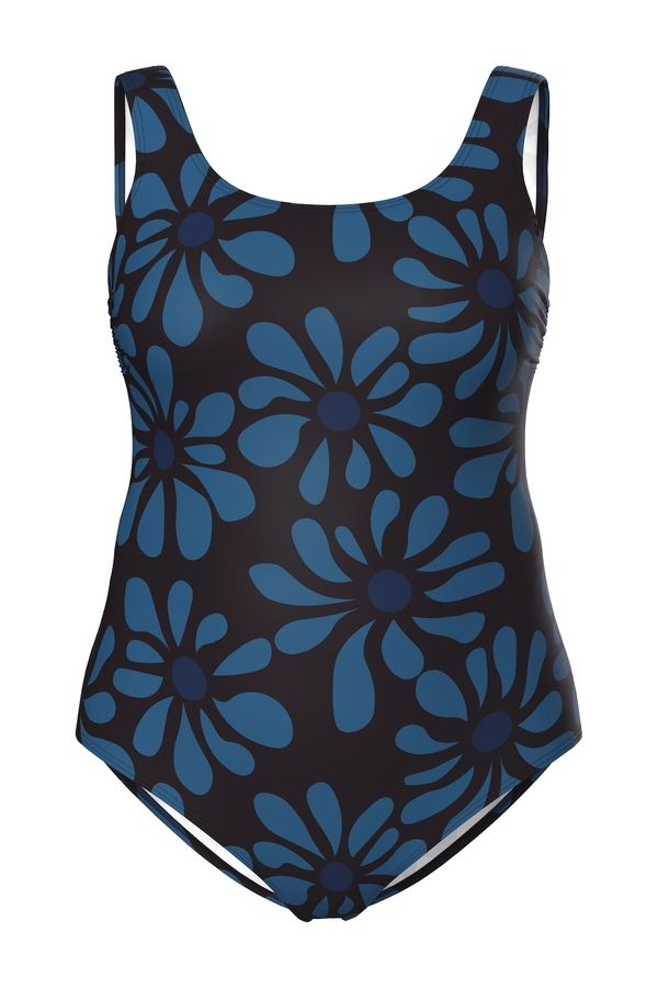 Ulla Popken Ulla Popken Enodelne kopalke 'Alice'  modra / temno modra / črna