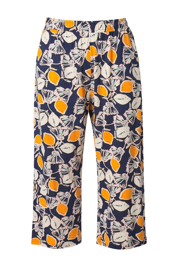 Ulla Popken Ulla Popken Hlače  marine / oranžna / bela