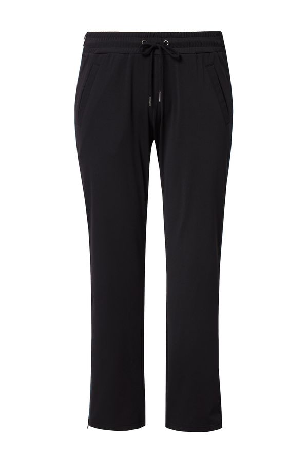 Ulla Popken Ulla Popken Hlače  modra / črna