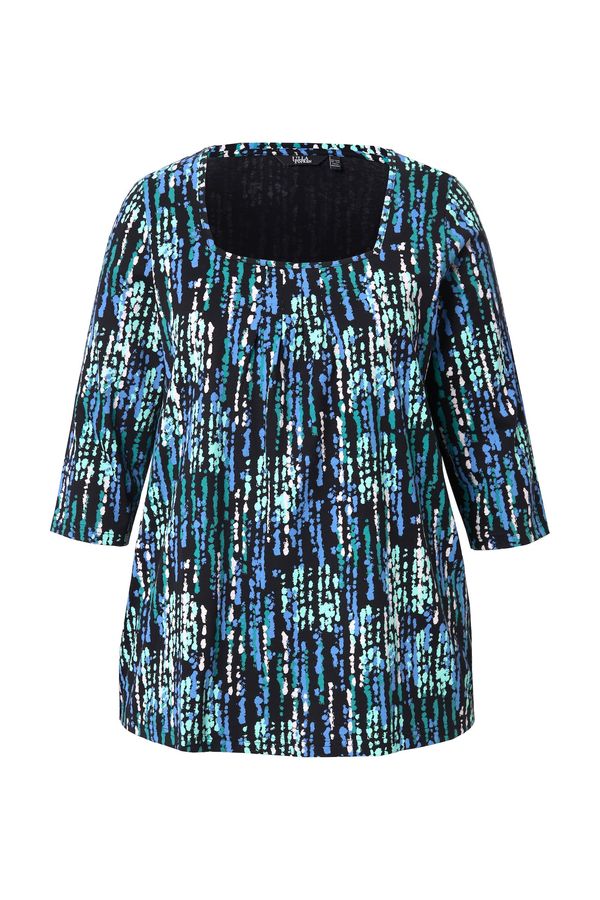Ulla Popken Ulla Popken Majica  azur / žad / črna