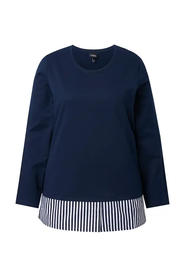 Ulla Popken Ulla Popken Majica  marine / bela