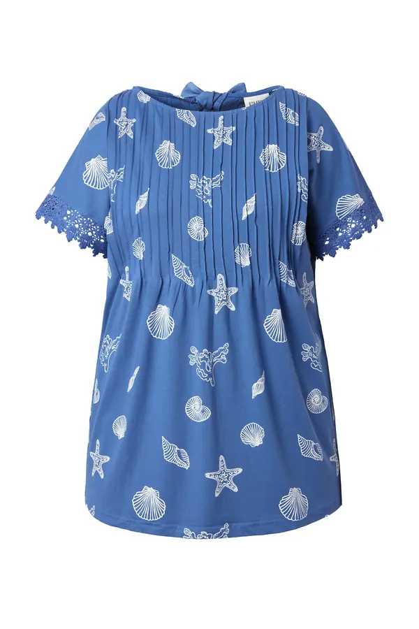 Ulla Popken Ulla Popken Majica  moder denim