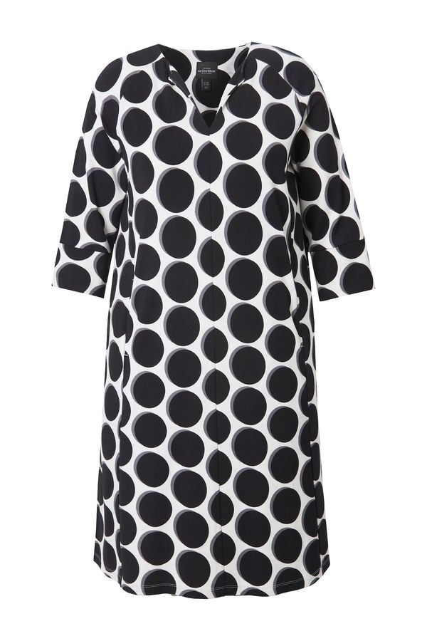 Ulla Popken Ulla Popken Obleka  črna / bela