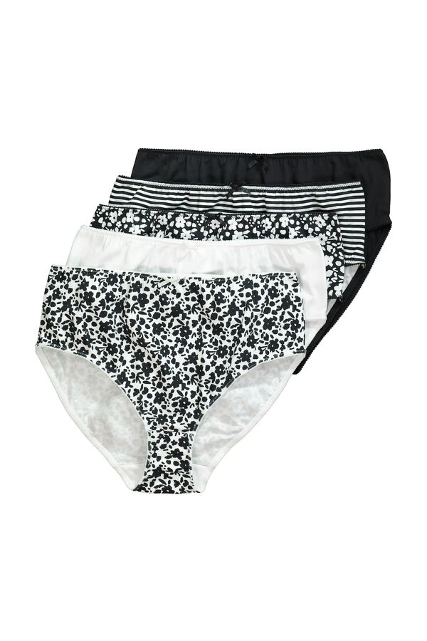 Ulla Popken Ulla Popken Spodnje hlačke  črna / bela