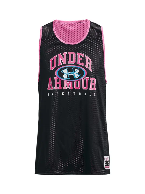 UNDER ARMOUR UNDER ARMOUR Dres 'Baseline'  svetlo modra / roza / črna / bela