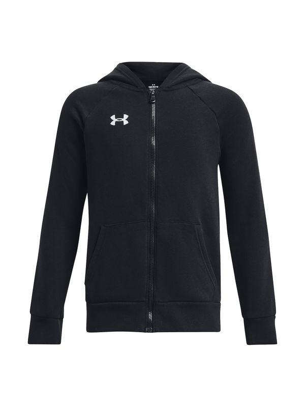 UNDER ARMOUR UNDER ARMOUR Funkcionalna jopa iz flisa 'Rival'  črna / bela