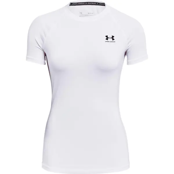 UNDER ARMOUR UNDER ARMOUR Funkcionalna majica 'Authentics Comp'  črna / bela