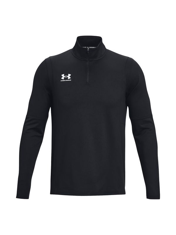 UNDER ARMOUR UNDER ARMOUR Funkcionalna majica 'Challenger'  črna / bela