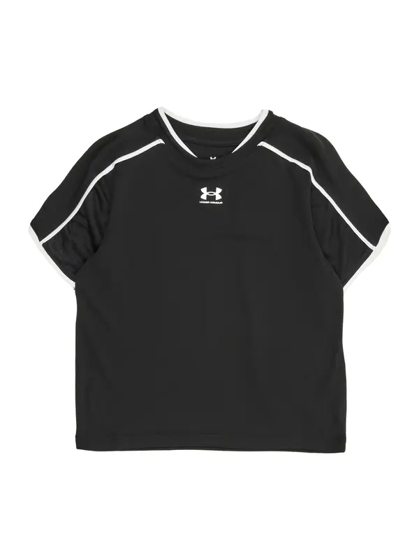 UNDER ARMOUR UNDER ARMOUR Funkcionalna majica 'Challenger'  črna / bela