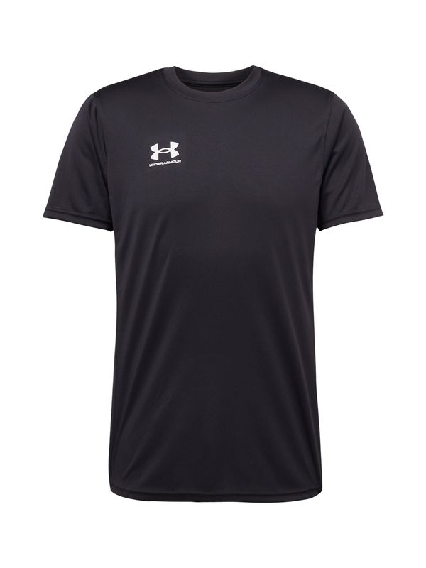 UNDER ARMOUR UNDER ARMOUR Funkcionalna majica 'Challenger'  črna / bela