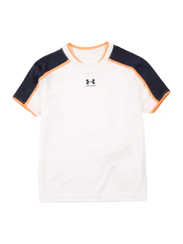 UNDER ARMOUR UNDER ARMOUR Funkcionalna majica 'Challenger'  oranžna / črna / bela
